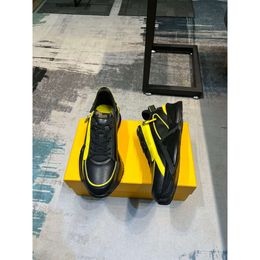 Fendig Men -Brands 24SS Nice For Flow Sneakers Shoes Heren Low Top Sports Casual Zipper Rubber Runner Comfort Skateboard Walking Outdoor Trainers38-46