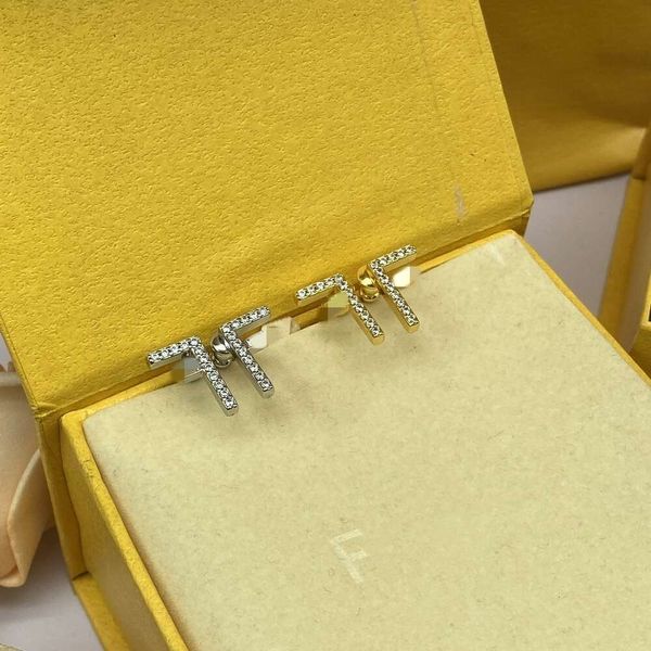 Fendin Earring Woman Gift New Letter Fings Fres