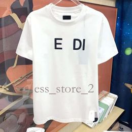 Fendishirt Fen Shirt Anime Topst Shirts Mens Women Designers 24SS TEES VOCEL TOPS HOMM
