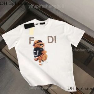 Fendishirt Italië Fen Mens Designer T-shirt Dameskleding Exclusieve Summer T-shirt T-stukken Polo Goth korte mouw Haikyuu-merk Fendishirt T-shirt 151 775
