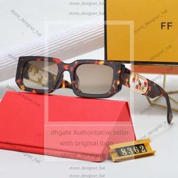 Fendisunglasses pour femmes pour femmes F Lmes de soleil Lens Full Frame Vintage Ladys Master Luxury Oversize ADUMBRAL 3395