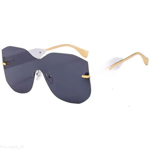 Fendisunglasses Femme pour hommes Lignes de soleil Lans lunettes de soleil Full Fild Sunglasses Place Pleins LETTRES ADUMBRAL