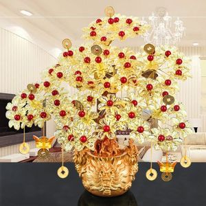 Feng Shui Money Lucky Rich Tree Craft Natural Crystal Bureau Creative Home Room Décor T200331 256 S2