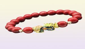 Bracelet de perles de pierre Feng Shui pour hommes et femmes, unisexe, changement de couleur, Pixiu, richesse et bonne chance, 5361979