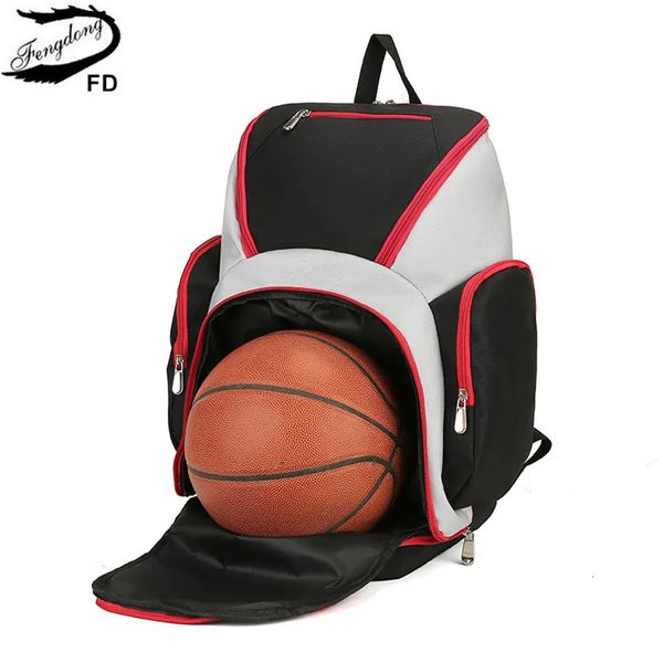 Bagure de transport de sac à dos Fengdong Football pour ballon de basket-ball Fashion étanche.