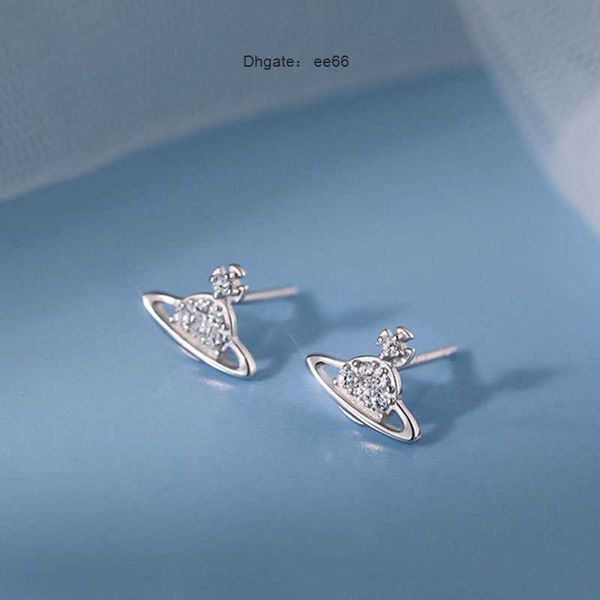Fengshang – boucles d'oreilles planète en argent Sterling 925, luxe léger, nouveau petit Design, boucles d'oreilles d'hiver pour femmes, piercing XT9L