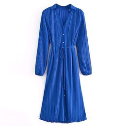 Fengxia Robe longue en dentelle plaquée pour femme