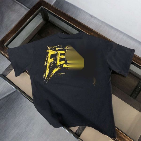 Fenjia-Camiseta de manga corta de algodón puro para hombre, camiseta de marca para adolescente, ropa para hombre, verano 2024