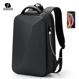 Mochila para laptop de marca Fenruien Antithefft Waterproof School mochilas USB Carging Men Business Travel Bag Design 240328
