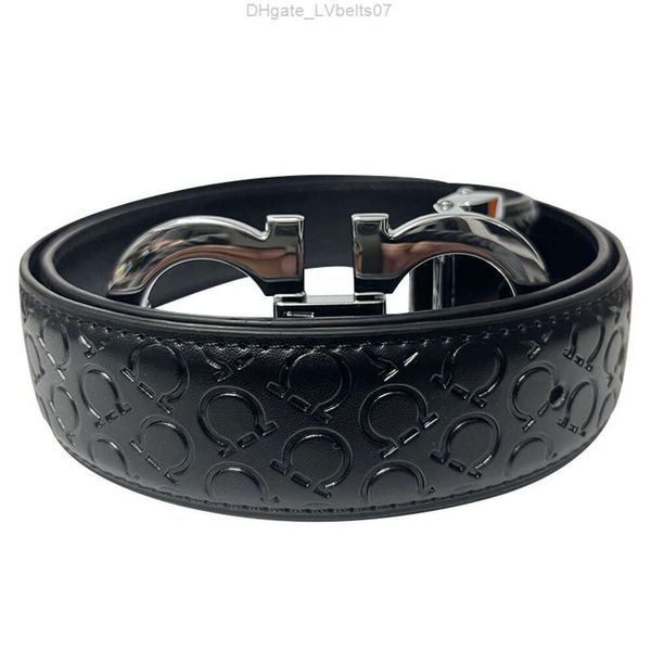 Feragamo con caja Cinturón de cuero suave Diseñador de cinturones de lujo para hombres Big Hebellle Chastity Top Fashion Fashion Mensor Banelly Designer Belt Beld Bebellle Fa Jlrk