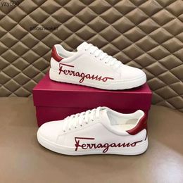 Feragamos zapatos encaje nueva moda para hombre pequeño blanco corte bajo genuino casual ligero y simple zapatos de tabla alta primavera y final otoño zapatos transpirables para hombre 9R4 K7QU