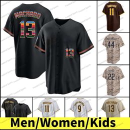 Fernando Tatis Jr. honkbalshirt Juan Soto Manny Machado Xander Bogaerts Yu Darvish Cronenworth Trent Grisham Kim Musgrove Blake Snell Jerseys Mex Custom