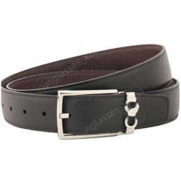 Ferra Belt Designer Gamo Top Quality Cintura Uomo Leather Courteau de courroie de vache joint de taille avec boucle à aiguille classique et polyvalente disponible sur les deux côtés