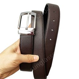 Ferra Belt Designer Gamo Высокое качество Cintura Uomo Новый двухцветный ремень с игольной пряжкой для мужских ремней и женских брюк шириной 34 мм. Универсальный