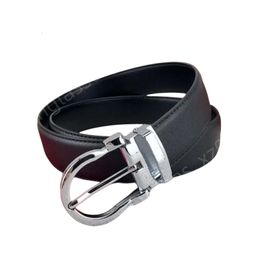 Ferra Belt Designer Gamo Top Quality Cintura Uomo New Needle Buckle Men's Belt and Women's Belt Pantals avec une largeur de 34 mm polyvalent pour les affaires et les loisirs