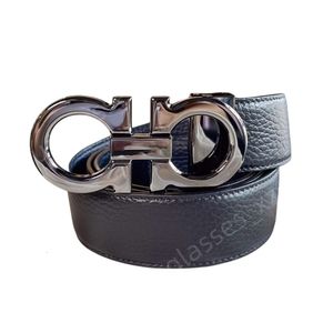 Ferra Belt Designer Gamo Top Quality Cintura Uomo 8 ligne Boucle de boucle simple Crocodile Modèle Smooth Buckle Business