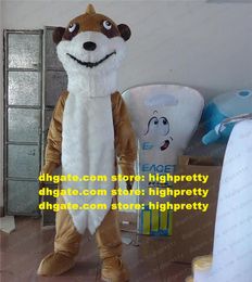 Disfraz de mascota de hurón y castor, traje de personaje de dibujos animados para adultos, marca la ocasión, imagen publicitaria zz7835