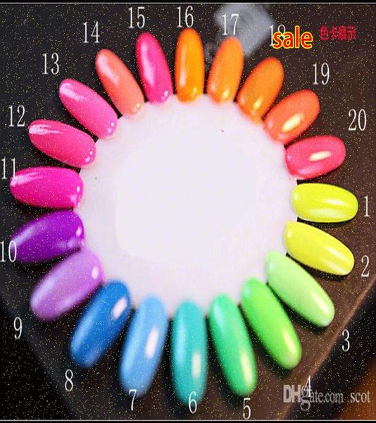 Feshion Esmalte Gel Gel Rougle Glow dans le vernis à ongles de peinture fluorescente lumineuse foncée Lacquer TLV52873823