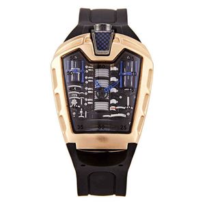 Festina Horloges Sportwagen Concept Racing Mechanische Stijl Zescilinder Motorcompartiment Creatief Horloge Heren Trend Fashion185K