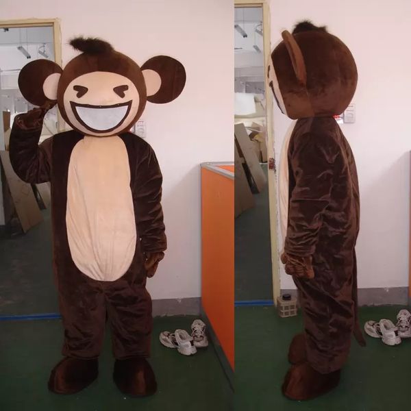 Robe de festival Thème animal Singe Costumes de mascotte Carnaval Cadeaux d'Halloween Unisexe Adultes Fantaisie Jeux de fête Tenue Célébration de vacances Tenues de personnage de dessin animé