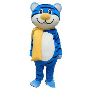 Robe de festival Costumes de mascotte de tigre à rayures noires Carnaval Hallowen Cadeaux Unisexe Adultes Fantaisie Jeux de fête Tenue de vacances Célébration Tenues de personnages de dessins animés