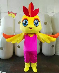 Robe de festival Petits oiseaux mignons Costumes de mascotte Carnaval Hallowen Cadeaux Unisexe Adultes Fantaisie Jeux de fête Tenue de vacances Célébration Tenues de personnages de dessins animés