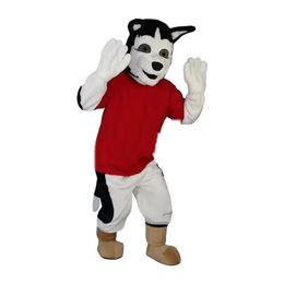 Festival Jurk Wolf Dog Mascotte Kostuums Carnaval Hallowen Geschenken Unisex Volwassenen Fancy Party Games Outfit Holiday Celebration Cartoon Character Outfits