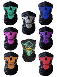 Festival Skull Masques Squelette Magic Bicycle Ski Articles de beauté Écharpe Multi Utilisation Ghost Ghost Half Face Mask Nov112357168087682