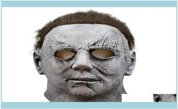 Festive Plies Home Gardenkorku mascara Myers masques maski effrayant mascarade Michael Halloween Cosplay Party Masque Maskesi Real54089781779090