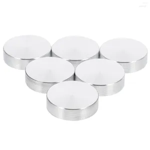 Feestelijke benodigdheden 6 stuks kast aluminium schijf glazen tafelbladen 30 mm diameter schijven cirkel theetafels adapter