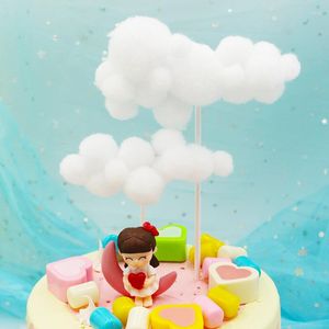 Feestelijke benodigdheden Creative Ins Wind Large en Small Cloud Cake Topper Decoratie voor verjaardagsfeestje