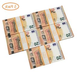 Festliche Lieferungen gefälschte Banknote Geld Dollar Spielzeug Party Kinder Währung Geld Euro Prop Geschenk Billet Kopie Ticket Faux 50 Rdneb82PB