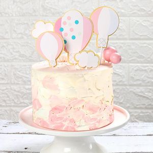 Feestelijke benodigdheden ins air ballon gelukkige verjaardagstaart topper wolken cupcake voor baby feestdecoraties
