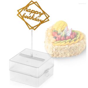 Boîte de tirage d'argent réutilisable, fournitures festives, tire-gâteau joyeux anniversaire pour décoration de fête 85LA