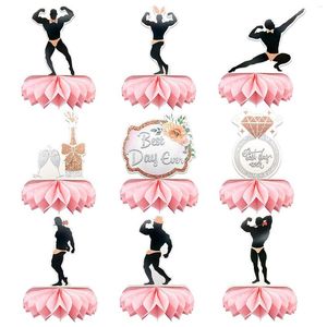 Feestelijke benodigdheden Rose Gold Cake Toppers vrijgezellenfeest voor bruiddecoratie Bridal Shower Hen Topper Decor