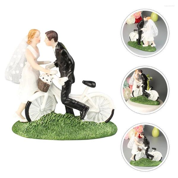 Supplies Festive Mariage Cake Dolls Ornements Couple State Party Decor Din Dinner Table Bride and Groom Figure Adorn Figurines