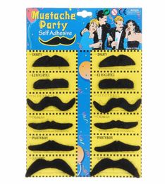 FESTIVES PARTY FAKE MOETE SHALLOWEEN Decoraties Cosplay Kostuum Nieuwheid Grappige baard Builbar Mustaches Moustache voor Verjaardag 5990099