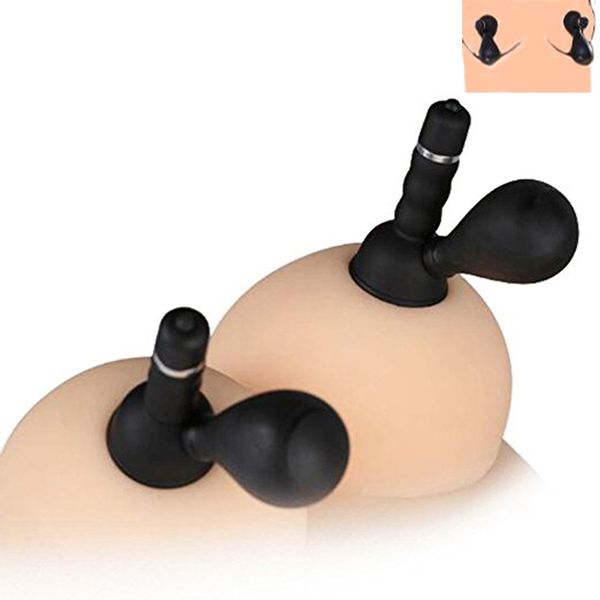 Pinces à mamelon vibrantes sans fil Fetish Fantasy Teasers, ventouses de jeu de mamelon BDSM, jouets sexuels pour femme Y18100702