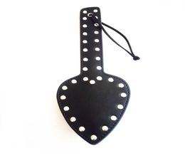 Fetish Sex Paddle Slapper cul fessée bdsm Extreme Torture Sex Toys for Men Femmes en forme de coeur Rose noir Gn2824010208620024