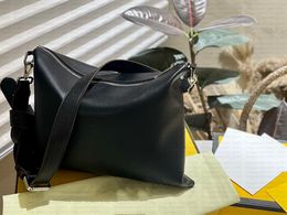 FF – sac à bandoulière en cuir avec lettres estampées à chaud pour femmes, grande capacité, sac véritable à la mode, ouverture à fermeture éclair, sac de luxe de styliste
