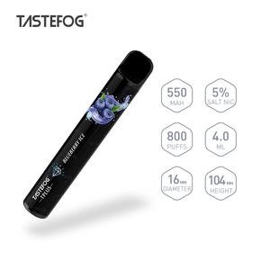 Certificat Tastefog T-Plus TPD Vapes jetables 2 ml 550 mah 11 saveurs en stock