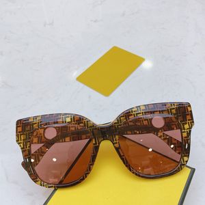 FF0359 gafas de sol para mujer gafas de caja grande de compras de moda clásica con lente anti-ultravioleta UV 400 tamaño 51-20-145 diseñador de alta calidad