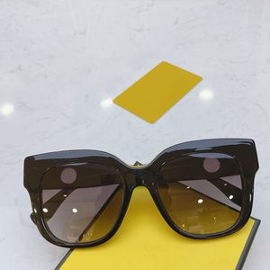 FF0359 zonnebril dames klassieke mode winkelen grote doos bril met anti-ultraviolet UV 400 lens maat 51-20-145 designer topkwaliteit