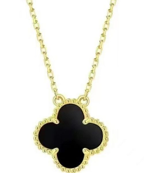 FFC0 designer pendentif colliers pour femmes élégant 4/trèfle à quatre feuilles médaillon collier de haute qualité chaînes tour de cou bijoux de créateur plaqué or 18 carats filles cadeau