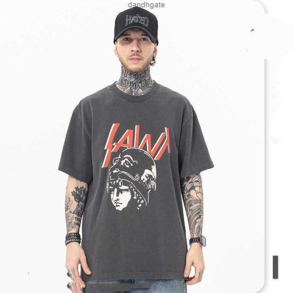 Ropa de hombre FG primavera/verano 2023 nueva marca de moda Killer Band Punk Heavy Metal Rock estampado camiseta de manga corta Hip Hop 1N1Q