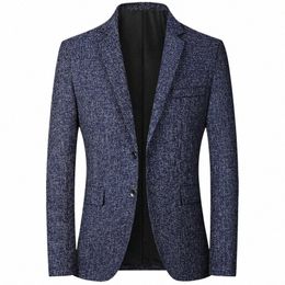 FGKKS 2023 Spring Autumn Blazers Men Fi Slim Casual Busin Handsome Suits Brand Men's Blazers Tops H3RO#