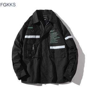 FGKKS marque de mode hommes vestes manteau 2019 automne hommes vestes Hip Hop manteaux mâle Streetwear vêtements d'extérieur