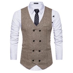 FGKKS hommes gilet de haute qualité marchandises coton hommes mode Design costume gilet hommes affaires costume décontracté