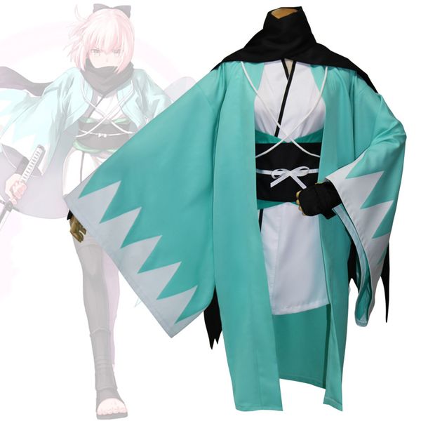 FGO Fate Stay Night Fate Grand Order Cosplay Sakura Saber Okita Souji Kimono ropa interior uniformes ropa de fiesta de Halloween