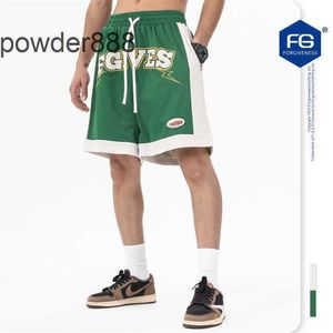 FGSS Mens Wear Kanyess2024 Spring / Summer Fashion Brand American Letter American Basketball Casual Sports Shorts Capris